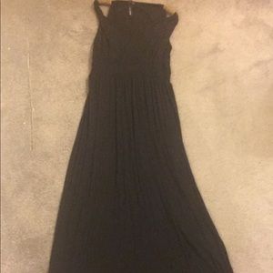 Black maxi dress